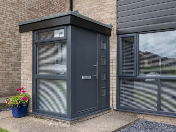 Porches in Anthracite Grey