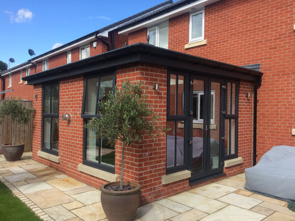 Grey Orangery in Notton, West Yorkshire