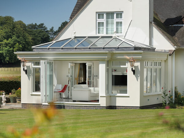 Lantern Roof Orangery with Bi-Folds